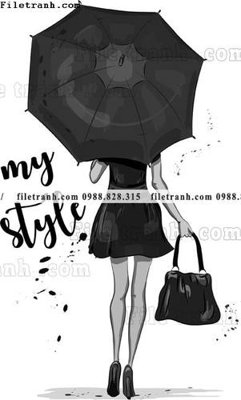 File tranh quảng cáo vector hinh anh thoi trang nu 1550 (file gốc) chuyên nghiệp