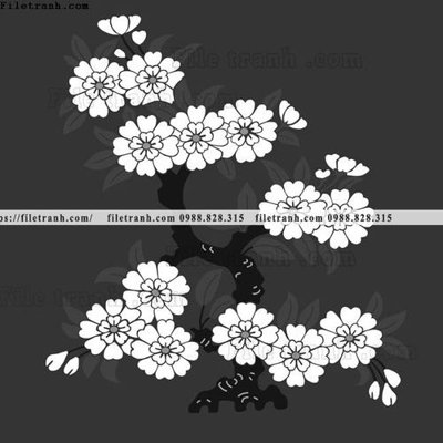 File ảnh vector hoa va cay nhat ban 1501 (gốc) cho trang trí nội thất