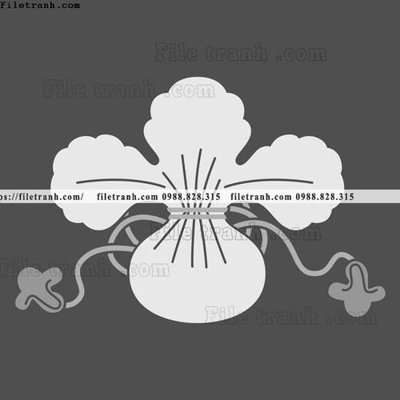 File PSD vector hoa va cay nhat ban 1624 (bản gốc) đã tách nền