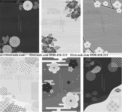 Tải file gốc vector hoa van nhat ban don gian 1536 (bản PSD) gốc