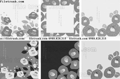 Hình ảnh file gốc in lụa vector hoa van nhat ban don gian 1538