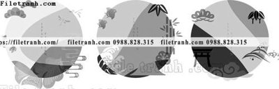 File tranh gốc vector hoa van nhat ban don gian 1540 (bản quyền) độc đáo