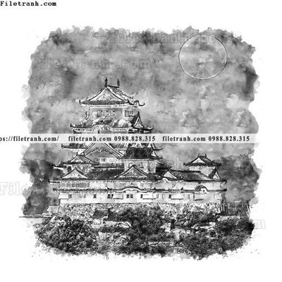 File tranh vector trang tri kien truc the gioi 1542 (ảnh gốc) độc quyền