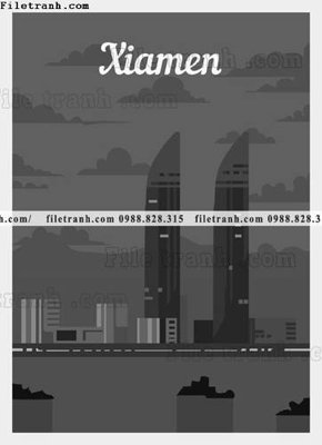 File gốc vector truu tuong toa nha noi tieng 1514 (PNG) không nền chất lượng