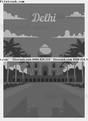 File PSD vector truu tuong toa nha noi tieng 1526 (bản gốc) đã tách nền