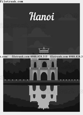 File gốc vector truu tuong toa nha noi tieng 1529 (in ấn) không giới hạn