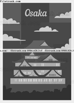 Download file gốc vector truu tuong toa nha noi tieng 1539 (in lụa) nghệ thuật