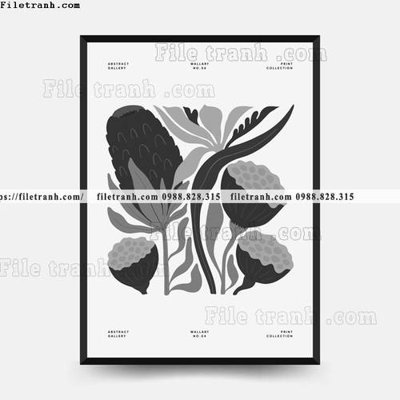 Download file vector truu tuong ve hoa va cay 1508 (gốc) cho xưởng in