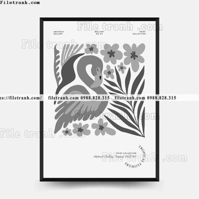 File gốc vector truu tuong ve hoa va cay 1514 (phiên bản chuẩn) để in ấn