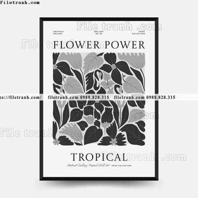 File PSD vector truu tuong ve hoa va cay 1520 (gốc) nhiều lớp (multi-layer)