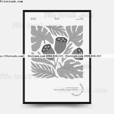 File ảnh vector truu tuong ve hoa va cay 1524 (gốc) in quảng cáo ngoài trời