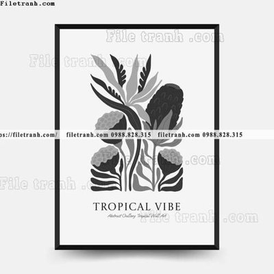 File tranh gốc vector truu tuong ve hoa va cay 1525 (sắc nét từng chi tiết)