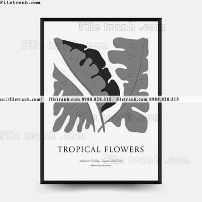 File in ấn vector truu tuong ve hoa va cay 1551 (bản gốc) từ file gốc