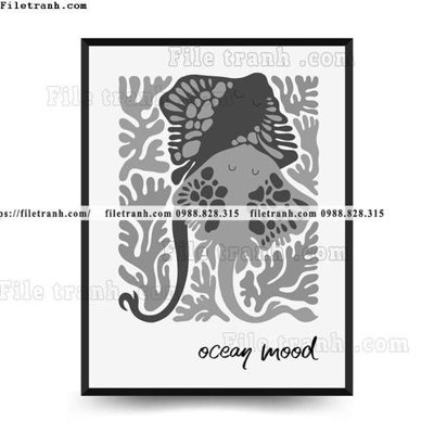 File in mica vector truu tuong ve hoa va cay 1587 (ảnh gốc) đẹp