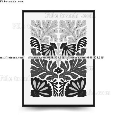 File in trần vector truu tuong ve hoa va cay 1594 (file gốc) xuyên sáng