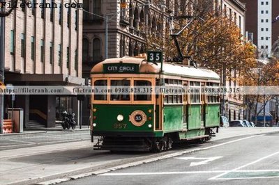 Hình ảnh gốc xe dien co dien duong pho 110 (để in khổ lớn)